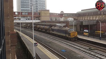 37425 + 37716 pass through Harrogate on RHTT Duties | 27/11/22