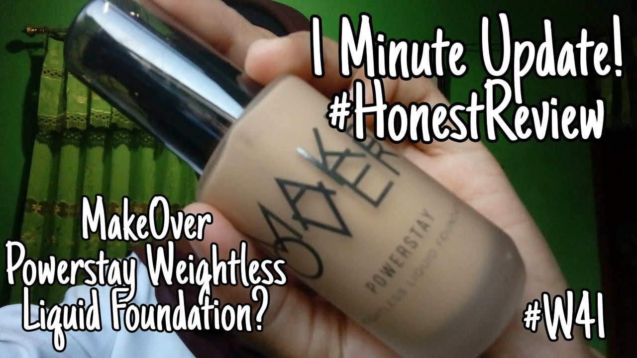 MAKEOVER POWERSTAY WEIGHTLESS LIQUID FOUNDATION W41 (CORAL SAND)  