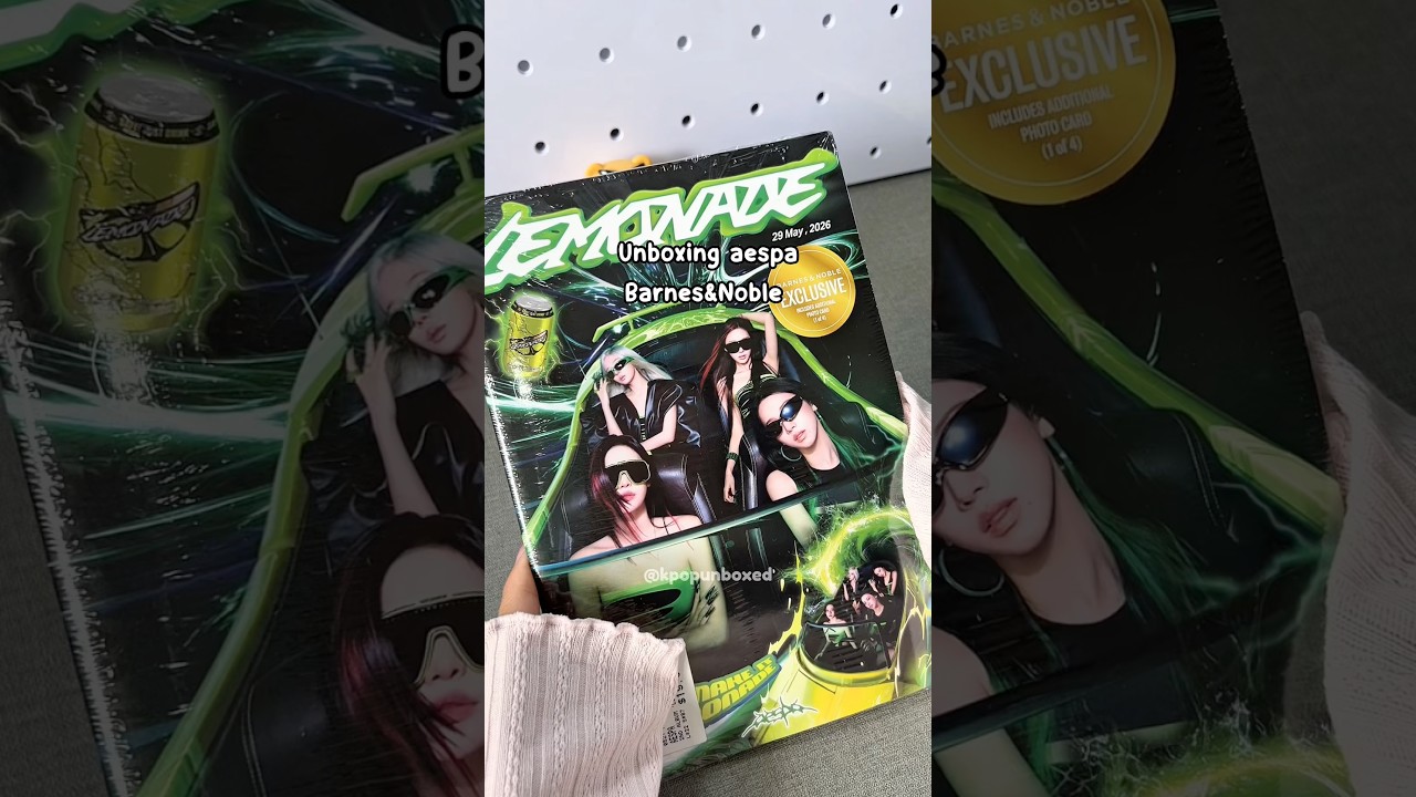 aespa LEMONADE 2nd Album P.O.S. Version Barnes & Noble Exclusive