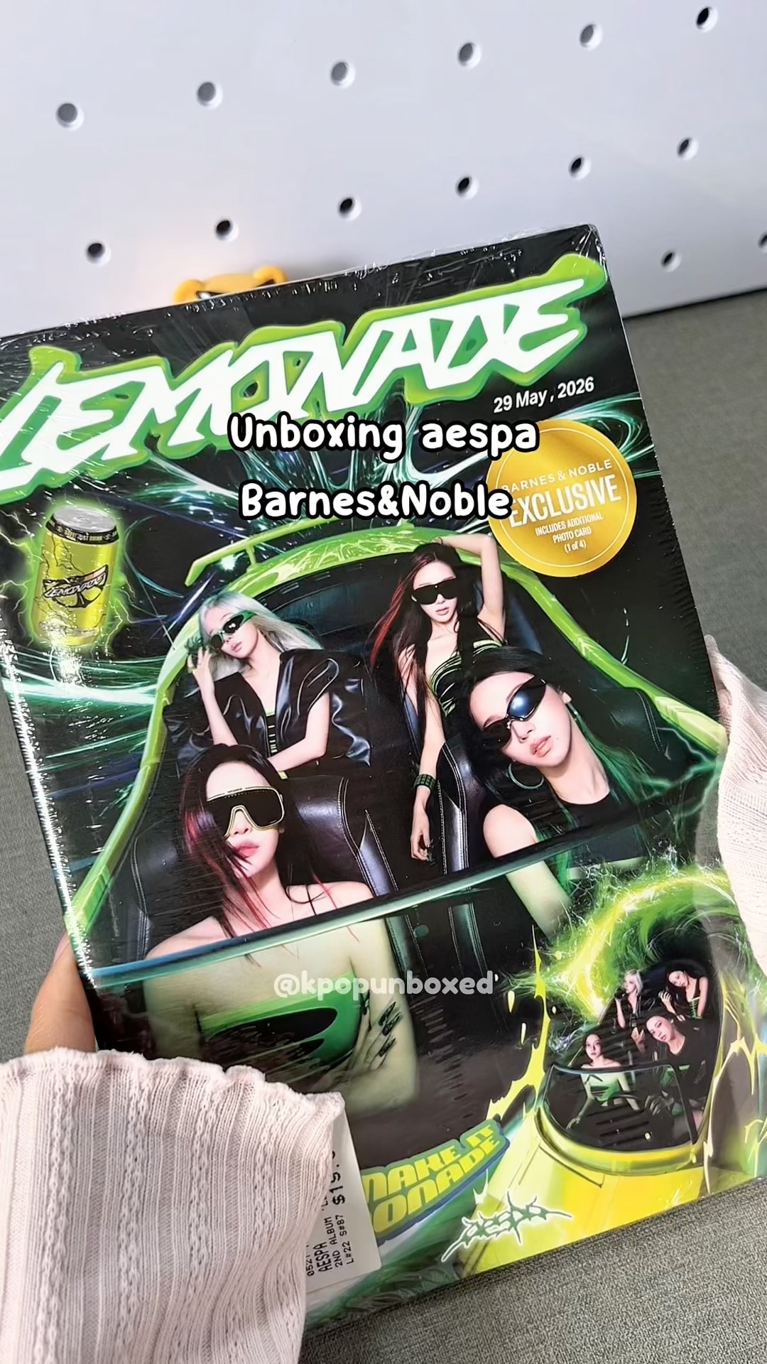 aespa LEMONADE 2nd Album P.O.S. Version Barnes & Noble Exclusive