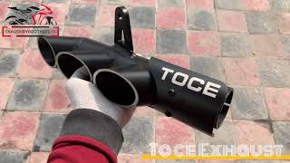 Toce Motorcycle Stainless Steel Exhaust