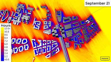 Sunlight Hours Analysis of Kalasatama area