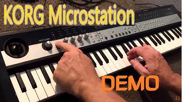 Korg Microstation demo and detailed tour