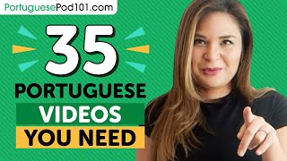 35 Beginner Portuguese Videos You Must Watch | Learn Portuguese