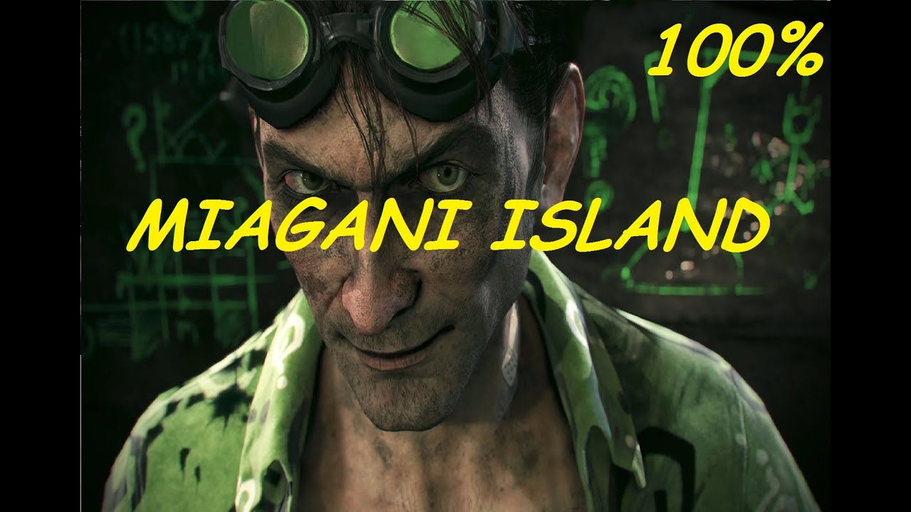 Batman Arkham Knight 100% Los 243 Acertijos MIAGANI ISLAND: Trofeos,  Escudos Milicia, Agitadores - YouTube