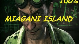 Batman Arkham Knight 100% Los 243 Acertijos MIAGANI ISLAND: Trofeos,  Escudos Milicia, Agitadores - YouTube