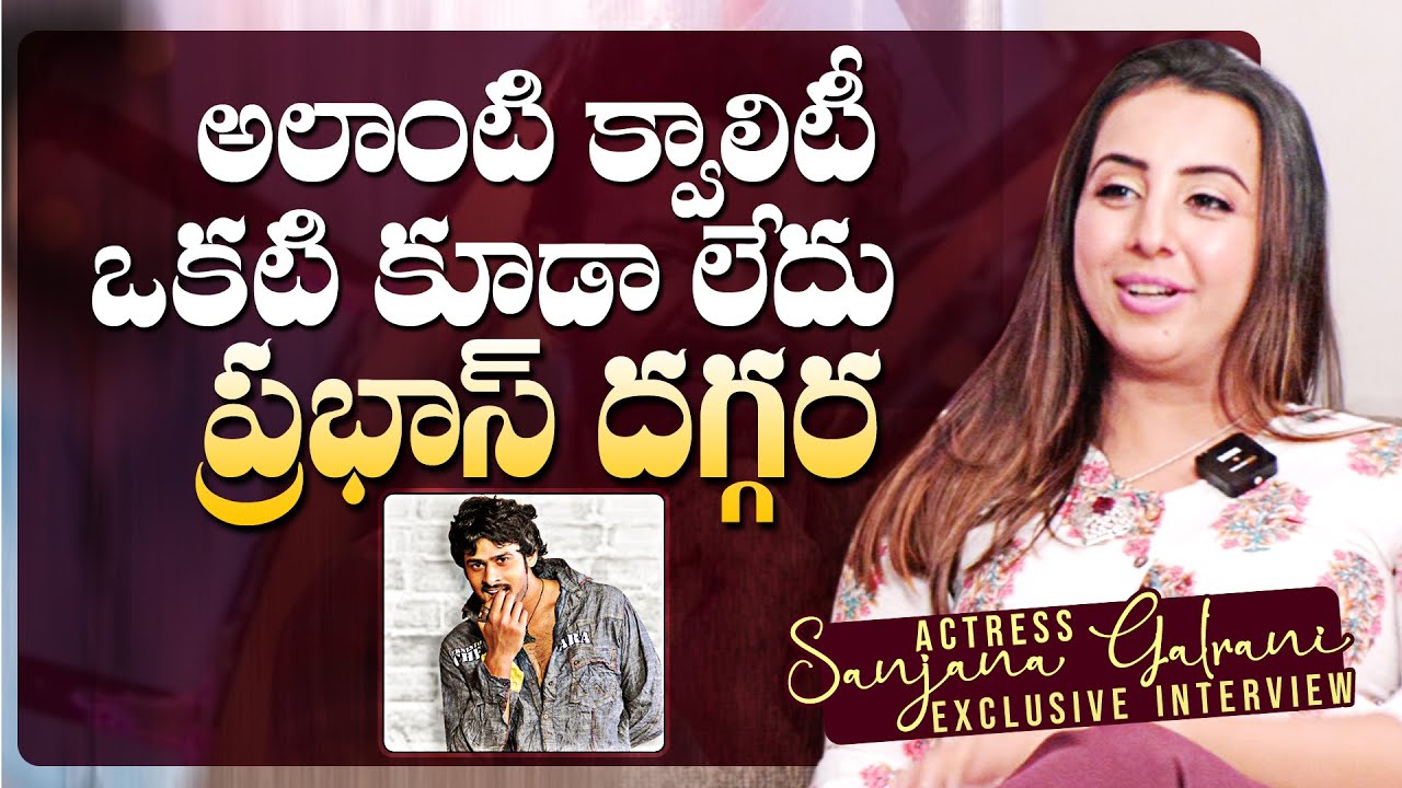 Actress Sanjana About Prabhas During Bujjigadu Times Ofcourse Liger 