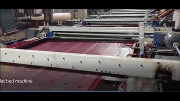 FULLY AUTOMATIC FLAT – BED SCREEN PRINTING MACHINE