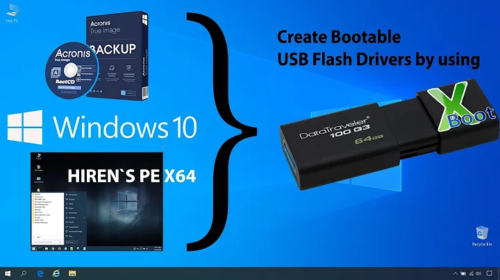 How to create MultiBoot USB Flash Drive Multiple OS using Xboot
