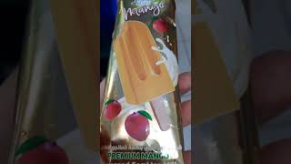 My premium mango ice-cream #viral #delicious #satisfying