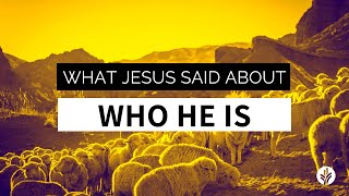 What Jesus Said About Who He Is