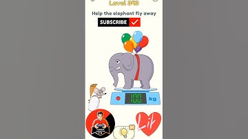 Dop 2 level 343 😱 help the elephant fly away 😂 #shortsfeed #dop2 #ytshorts #shorts #funny