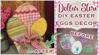 🌸🐰 Dollar Store DIY Easter Eggs Decor || Farmhouse Inspired || Country Charm by Tracy