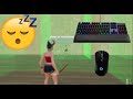 😴ASMR Fortnite Chill 💤 Box Fight Zone Gameplay 📦 Asus K7 Keyboard Sounds 240HZ 1080p 60fps