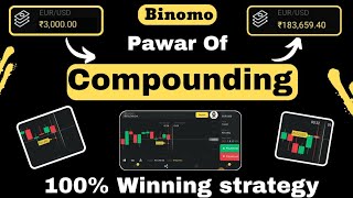 3,000 To 183,000+ Profit ? Binomo Live Compounding | Binomo Live Trading crazytrading trading