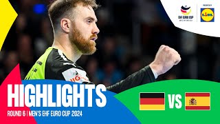 Germany vs Spain | Round 6 | EHF EURO Cup 2024
