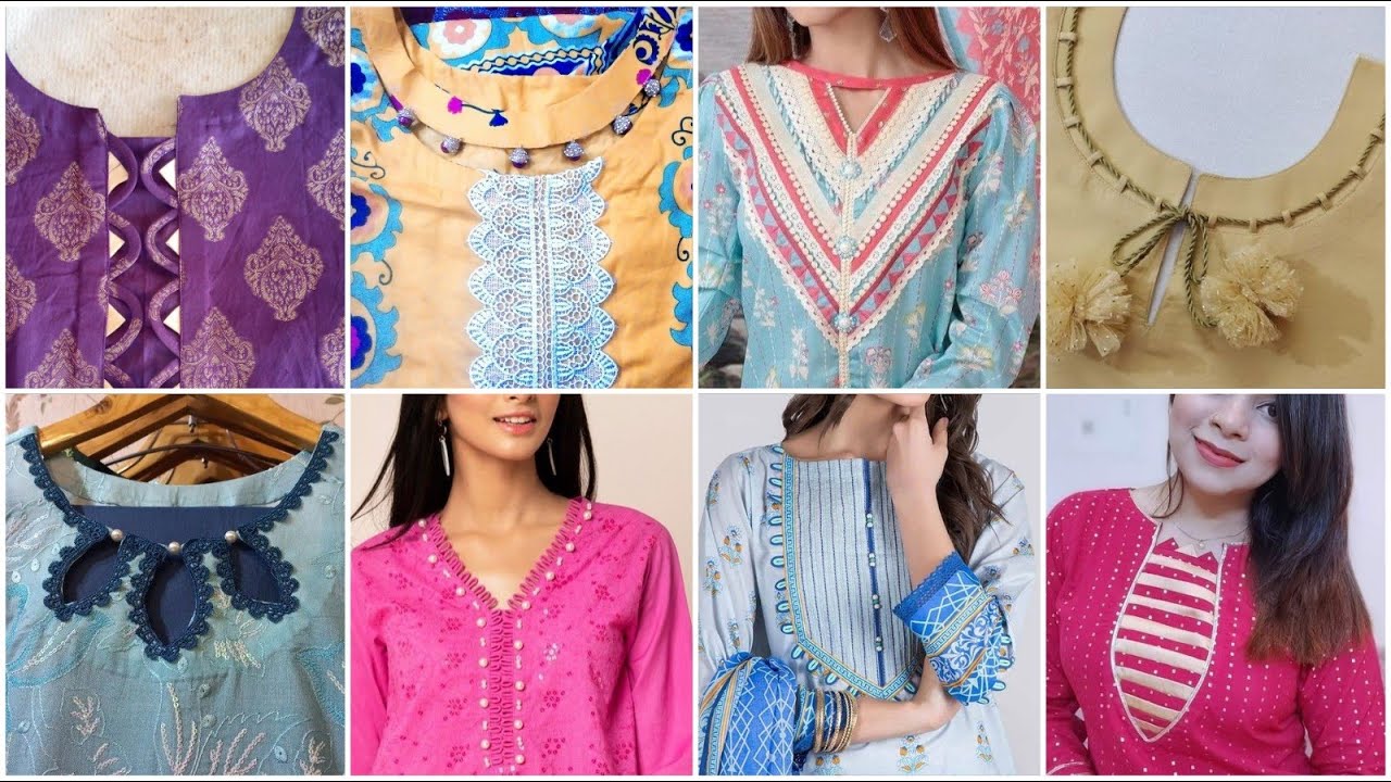 Most Beautiful Simple and easy gala design For kurti/Frocks & Blouses ...