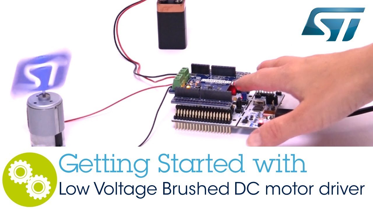 Getting Started With Low Voltage Brushed Dc Motor Driver Stm32 Ode