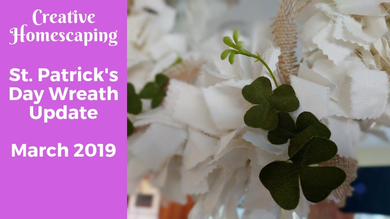 St  Patrick's Day Wreath Update || Target Dollar Spot DIY || March 2019