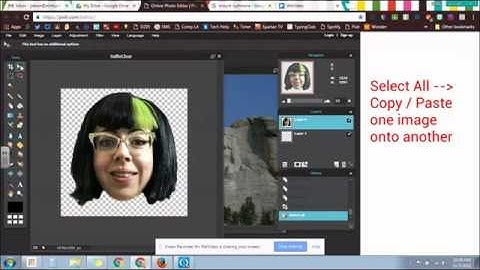 Combining Images using Pixlr Editor