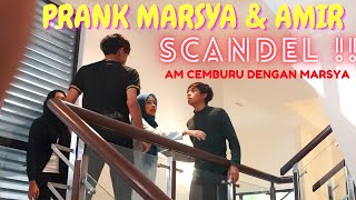 AM BERG4DUH DENGAN AMIR ! - PRANK MARSYA SC4NDAL KENAKAN AM !!