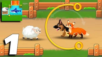 Farm Rescue – Pull the pin game - Gameplay Part 1 Levels 1-15 (Android,iOS)