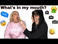 What is in my mouth challenge?! *FUNNY ASF*