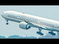 President Murmu Onboard! | India-Government Boeing 777-300ER Takeoff from Belgrade Airport | +ATC