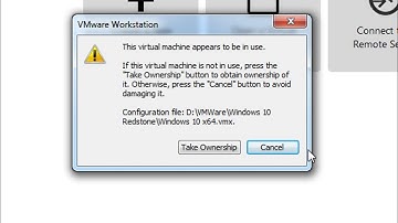Fix -  "This virtual machine appears to be in use" error in VMware Workstation