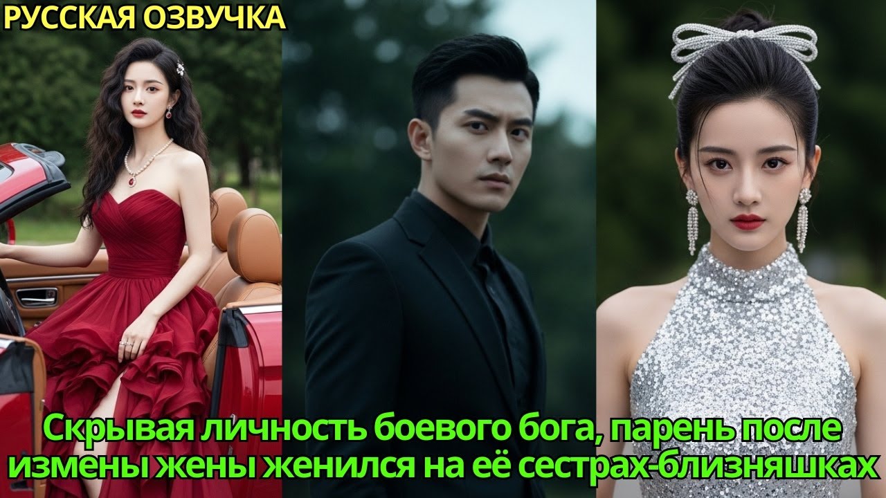 Скрываяличность боевого бога,парень после измены жены женился на её сестрах-близняшках#дорама #drama