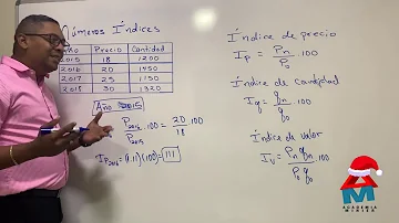 Como se calcula um índice?