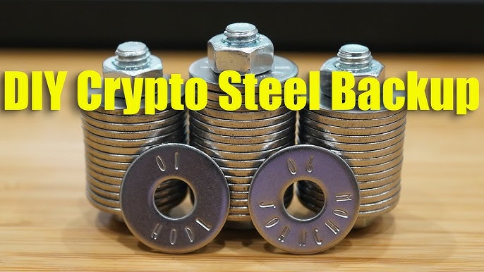 KEYSTONE Crypto Seed Storage, Cryptosteel Capsule Metal Wallet, Cold  Storage Backup, 24 Words Bitcoin Key Phrase Storage, Steel Plate,  Compatible with