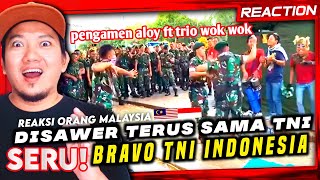 🇮🇩 TAK DISANGKA INI DILAKUKAN TNI KE PENGAMEN ALAY & TRIO WOK WOK| 🇲🇾 Reaction