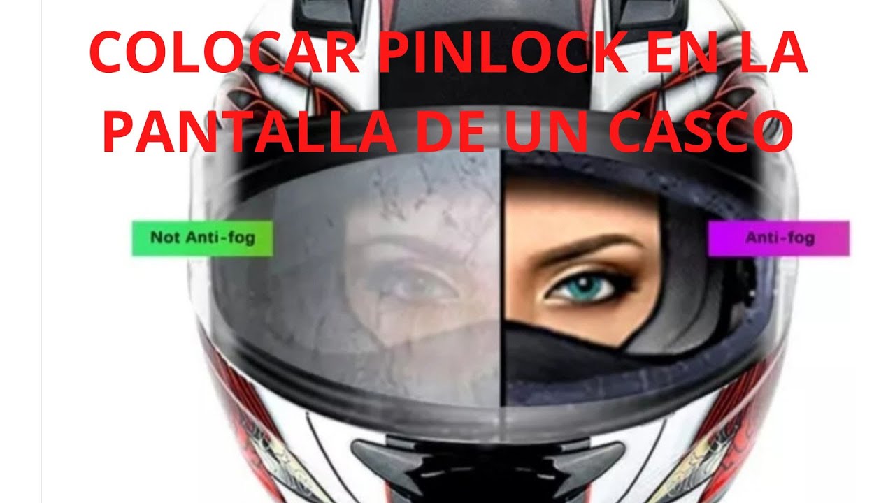 Pinlock, cómo funciona la lámina antivaho para cascos de moto