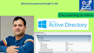 Minimum password length in AD
