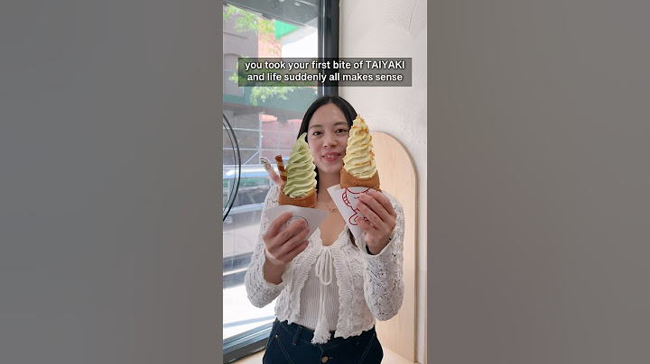 you took your first bite of #TAIYAKI and life suddenly all makes sense #hangryasians #yuzu #matcha