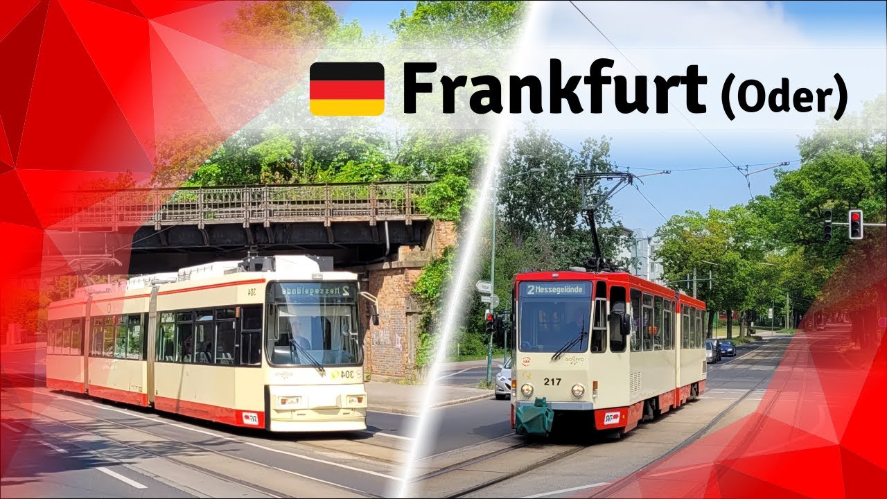 Trams in Frankfurt (Oder): Lots of KT4Ds with accelerator control! (2023)
