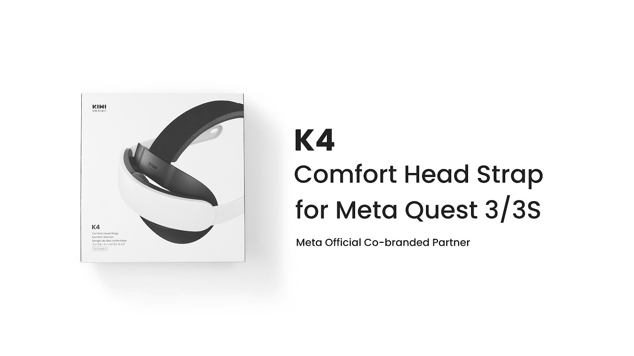 Introducing KIWI design K4 Comfort Head Strap for Quest 3S & Quest 3