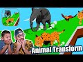 ME TRANSFORMO EN MUCHOS ANIMALES | Animal Transform Race - Epic Race 3D | Juegos Karim Juega