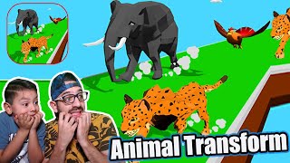 ME TRANSFORMO EN MUCHOS ANIMALES | Animal Transform Race  Epic Race 3D | Juegos Karim Juega