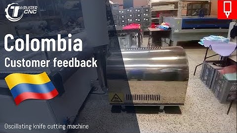 ⭐Customer in Colombia uses video to cut multiple layers of fabric