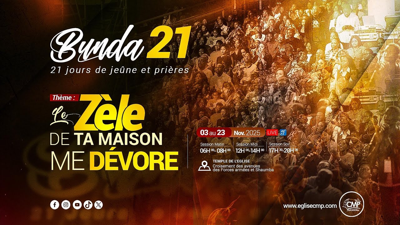 BUNDA 21 - 2025 | JOUR 17 | Apôtre Yves CASTANOU | CENTRE MISSIONNAIRE PHILADELPHIE