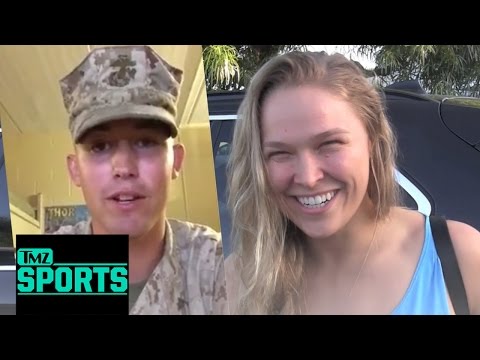 Ronda Rousey: Hell Yeah I'll Go to Marine Ball... But There's a Catch! | TMZ Sports