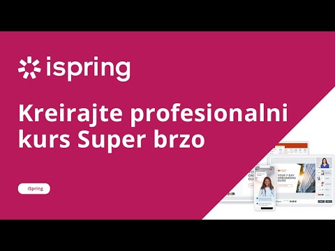 Kreirajte profesionalni kurs Super brzo | iSpring Suite Review