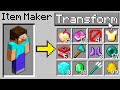 Minecraft Bedwars but you can transform players into items..