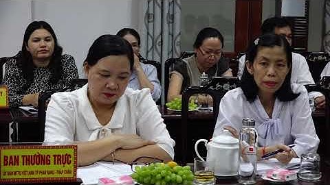 Ủy ban MTTQ Việt Nam tỉnh Ninh Thuận giao ban công tác Mặt trận quý I