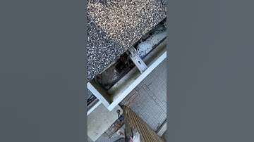 Alignment issue corrected - gutter was holding water previously #gutters #roofing #shorts