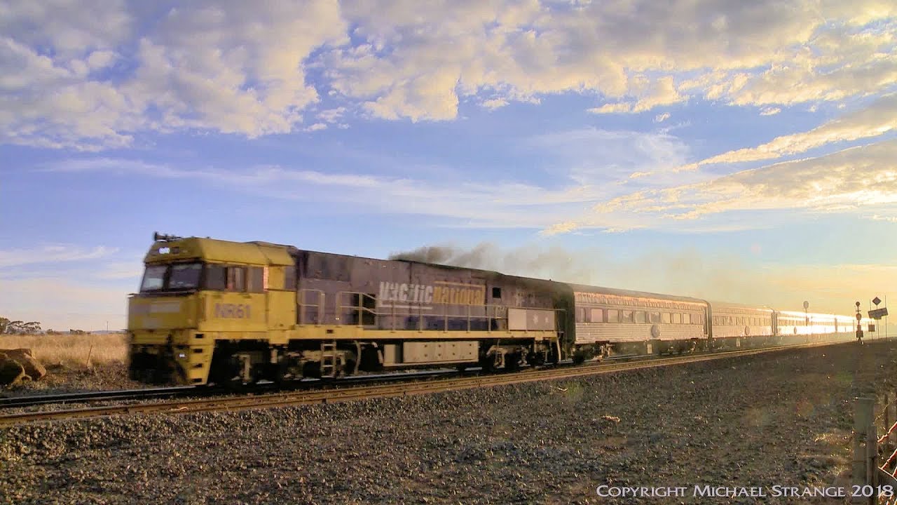 The Overland Passenger Train (6AM8) PoathTV Australian Railways YouTube