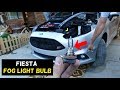 HOW TO REPLACE FOG LIGHT BULB ON FORD FIESTA MK7 ST