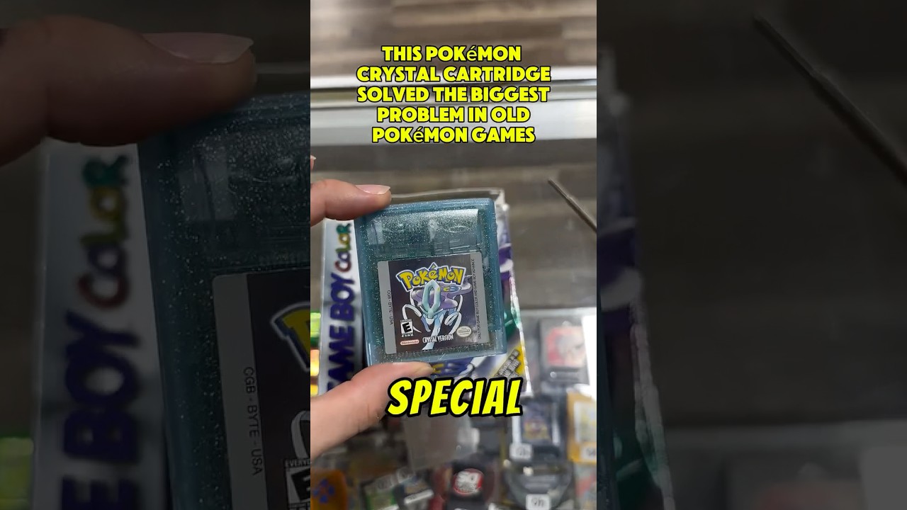 Защитите свой файл сохранения Pokémon Crystal с помощью этого обновления